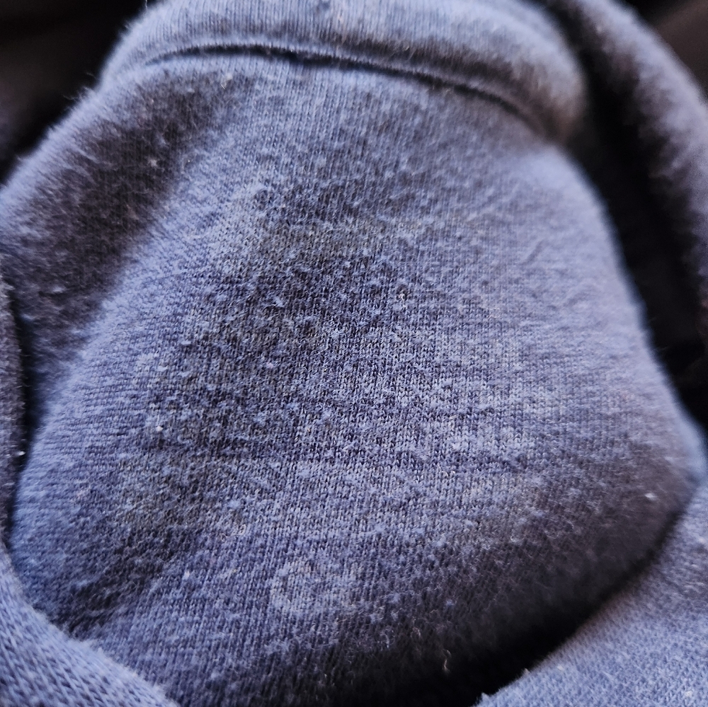 NIKE Kids Hoodie Size 6X Blue Just Do It Cotton Poly Sweatshirt Swoosh - Picture 3 of 9